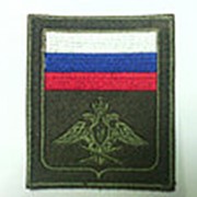 Нарукавный знак "Орел ВВС РФ" полевой на липе