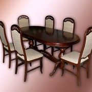 Обеденная група ЛИДЕР. Мебель для столовой деревянная. фото