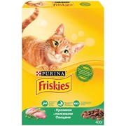 Friskies Корм Friskies сухой корм Friskies для взрослых кошек, с кроликом и полезными овощами (2 кг) фотография