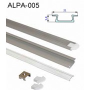 Рассеиватель для алюминиевого профиля Alpa-005 L-2000mm цвет опал FP03-О
