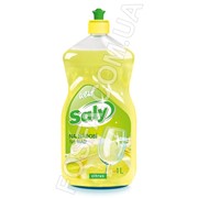 Концентрированое средство для ручного мытья посуды Saly washing-up liquid citrus - 1 л фото