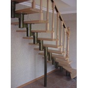 Лестница модульная для дома. Лестничный модуль для сборки лестницы. фото