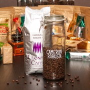 Cafea boabe Camerun Robusta фото