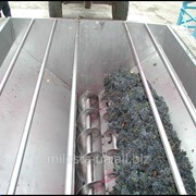 Бункеры-питатели для приема винограда шнековые фото