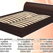 Кровать с тумбой в изголовье Л123-1,6т (спальное место 1,6х2)
