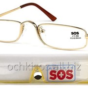 Очки для чтения SOS унисекс модель P 003 Gold