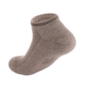 Термоноски укороченные (спортивные носки) 70% шерсть, с пухом яка, цвет коричневый фото
