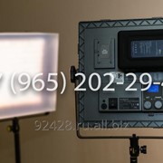 Аренда беспроводных светодиодных лайт-панелей для видеосъемки интервью фото
