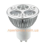 Светодиодная точечная лампа gu10 цоколь 220v 3Вт(=25вт) GU10b3W фото