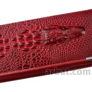 Женский кошелек 72033-RS CROC LN Красный Кожа Италия фотография