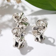 Подвеска 'Слон', цвет серебро (комплект из 3 шт.) фото