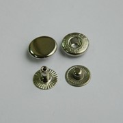 Кнопка стальная 12,5 мм, тип №54, цвет Никель фото