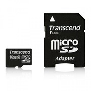 Карта памяти 16Gb microSDHC class 10 Transcend (TS16GUSDHC10)