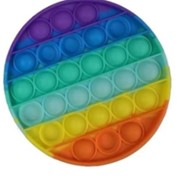 Игрушка антистресс разноцветная круглая фото