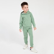 Спортивный костюм детский, цвет зелёный, рост 86 см