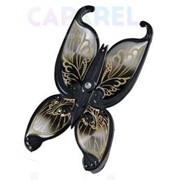 Чехлы Butterfly Style Protective Electroplate Plastic Back Case для iPhone 5S/5 Black + Golden фотография