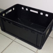Ящик пластиковый Е2.5 (600x400x250мм) черный