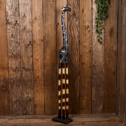 Сувенир дерево “Синий пятнистый жираф“ 14х22х150 см фото
