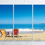 Модульна картина на полотні Морський пляж код КМ100150-001 фотография