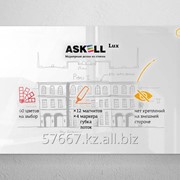 Стеклянная магнитно-маркерная доска Askell Lux 60х90 см фотография