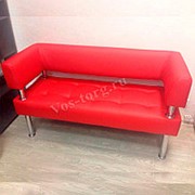 Офисный диван “Сантьяго“ красный фото
