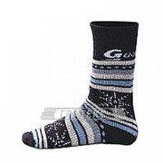 Термоноски 51-0421-СW/BL/SF, GUAHOO Everyday Heavy, голубые/снежинки фото