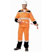Костюм Магистраль-Стандарт (куртка, брюки оранжевый с СОП) фото
