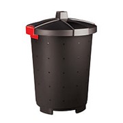 Бак для сбора отходов Restola 65 л, чёрный - 5 шт/уп фото