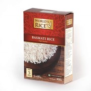 Basmati rice (Рис Басмати) порционный, упаковка 5*80 г/ ТМ World's rice фото