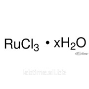 Рутений (III) хлорид гидрат, 99.9%, Ru 38% мин. 2 г 11043