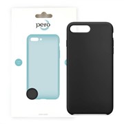 Защитный чехол PERO для iPhone 8 софт-тач/черный фото