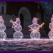 Новогодние 3Д лэд фигуры. Ташкент фотография
