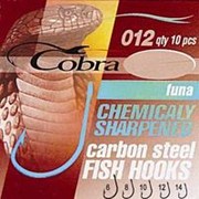 Крючки Cobra FUNA серия 012BL размер 006 10 штук фотография