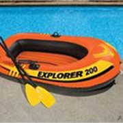 Лодка надувная Еxplorer 200 (185х94х41 см) + весла, насос. Арт. 58331