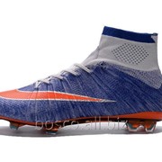 Футбольные бутсы Nike Mercurial Superfly FG Синий фотография