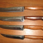 Набор кухонных ножей фото