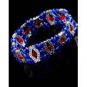 020143 Браслет Чешский хрусталь 18 см. фото