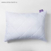 Подушка Бамбук высокая 50х68 см белый, бамбук/силиконизированное волокно, микрофибра, пэ100% 27248 фото