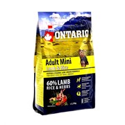 Ontario Корм Ontario для собак малых пород, с ягненком и рисом (2,25 кг) фото