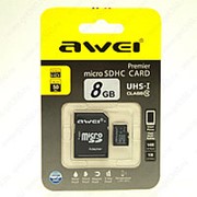 Awei MicroSD Card 8 гигабайта фото