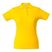Рубашка поло женская SURF LADY желтая, размер S фото