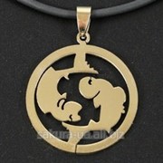Кулон “Zodiacus Gold“ R / 12. Рыбы t30672 фото