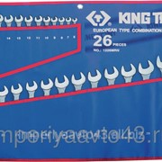 Набор комбинированных ключей, 6-32 мм чехол из теторона, 26 предметов KING TONY 1226MRN фото