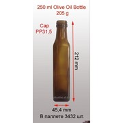[Copy] [Copy] Бутылка стекляная Мараска коричневого цвета отечественного производства 250 мл фото