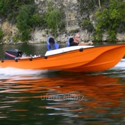 Лодка Чайка ТН стеклопластик моторная фото