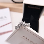 Серебряное кольцо Pandora "Желание принцессы" 197736CZ