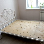 Кровать кованая, усиленная, двуспальная в Барнауле фото