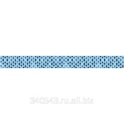 Бордюр керамический Нефрит-Керамика Оригами голубой 34-03-61-003 фотография