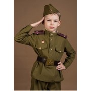 Костюм военный солдата с погонами Лейтенанта для мальчика (6 предметов) ДИ-воендетсп фото