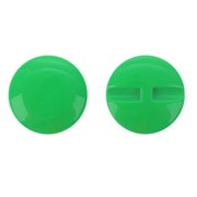 Пуговица большая гладкая, диаметр 37 мм, набор 50 шт., цвет зелёный фото